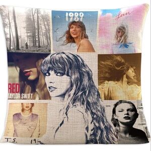 Taylor Swift Throw Pillow case 18x18